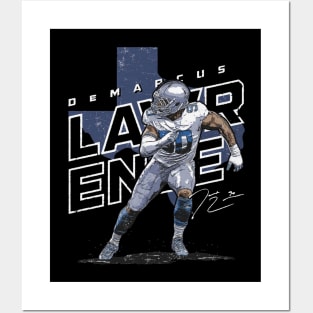 DeMarcus Lawrence Dallas Player Map Posters and Art